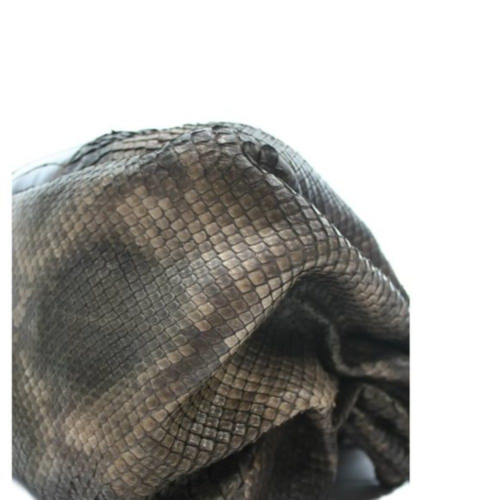CARLOS FALCHI Caiman Crocodile & Python Oversized Shoulder Bag - Picture 8 of 10